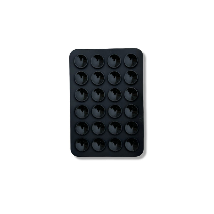 ventosa de silicona para móvil, color negro
