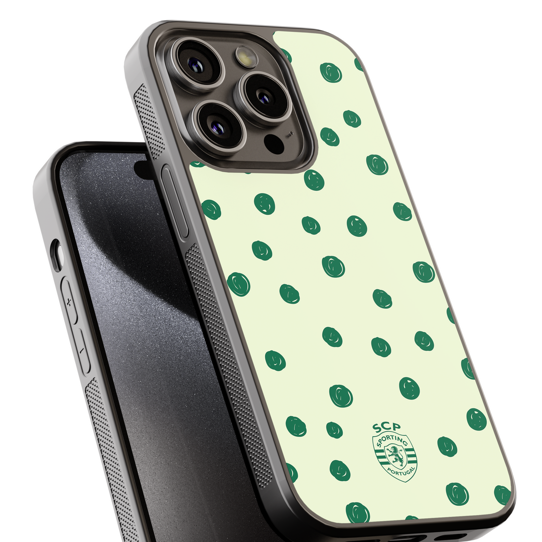Sporting Cover - Green Polka Dots