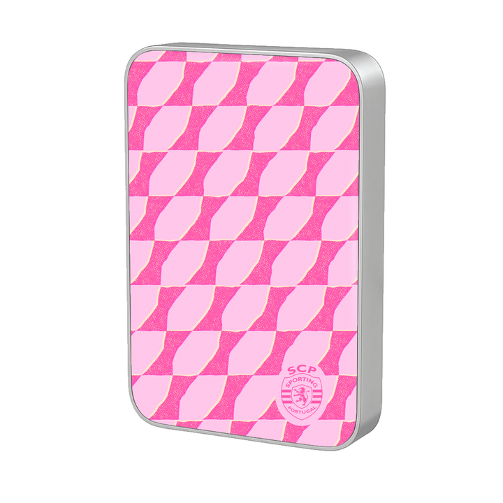 Power Bank Magnética Sporting - Onda Rosa
