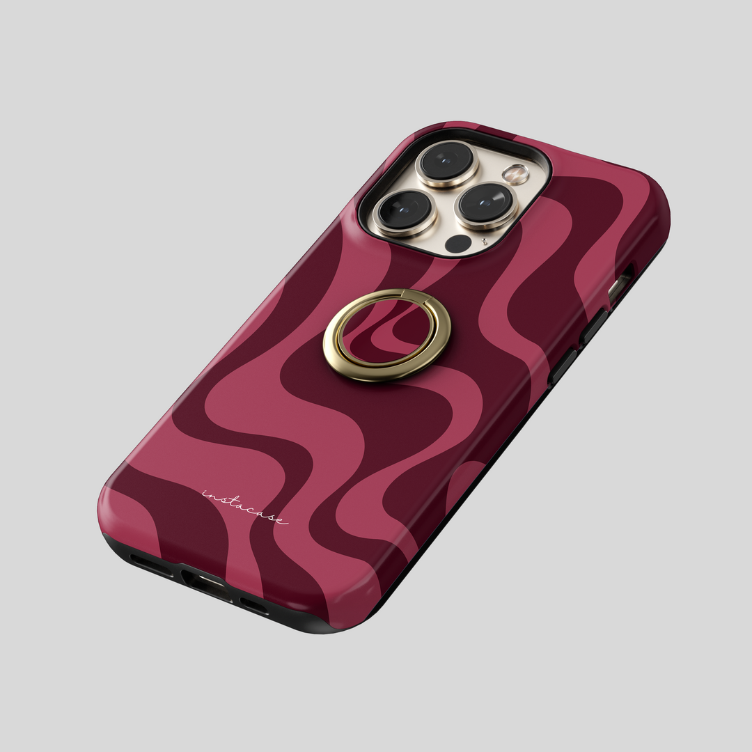 Burgundy Flow - Soporte para anillos