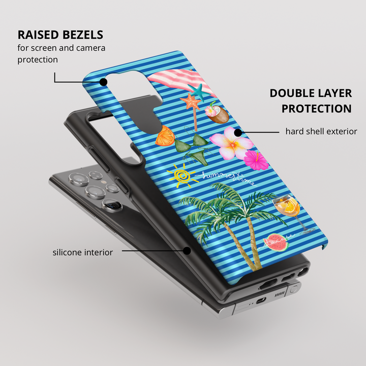 Verano - Funda brillante Samsung Premium