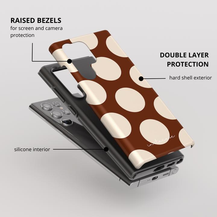 Cappuccino Cream - Funda brillante Samsung Premium