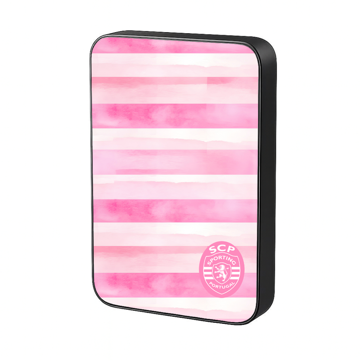 Power Bank Magnética Sporting - Rosa